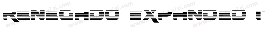 Renegado Expanded It字体转换